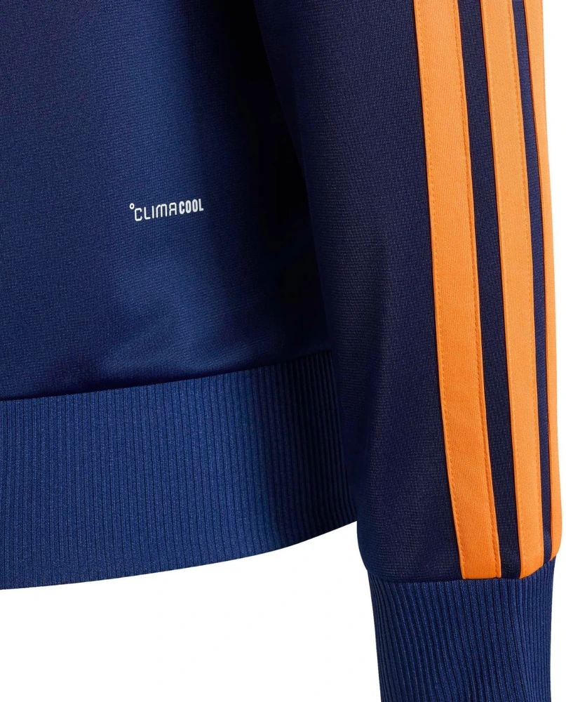 Dres vaikams adidas Seasonal Essentials Tiberio 3-Stripes tamsiai mėlyna KZ0148 (140cm)