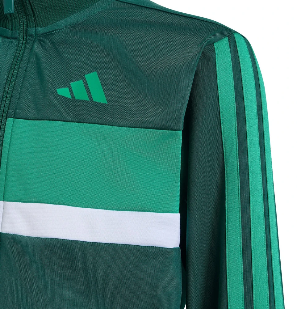 Dres vaikams adidas Seasonal Essentials Tiberio 3-Stripes žalia KT1665 (140cm)