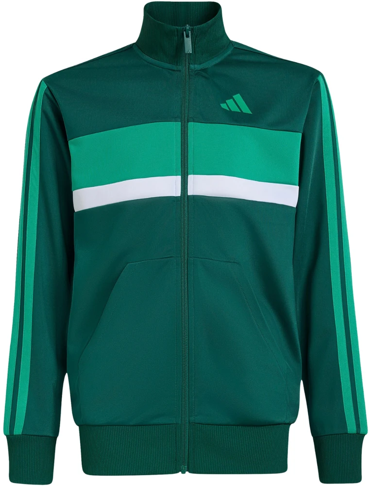Dres vaikams adidas Seasonal Essentials Tiberio 3-Stripes žalia KT1665 (140cm)