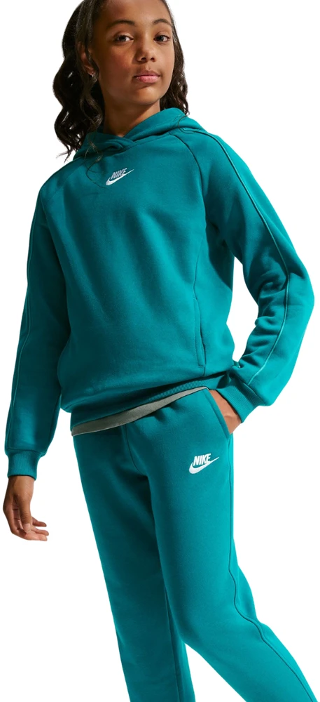 Nike Sportswear Club Fleece vaikiškas sportinis kostiumas, žalias HQ9318 372 (M)