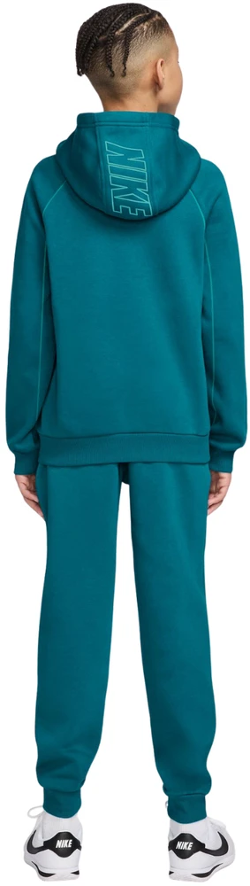 Nike Sportswear Club Fleece vaikiškas sportinis kostiumas, žalias HQ9318 372 (M)