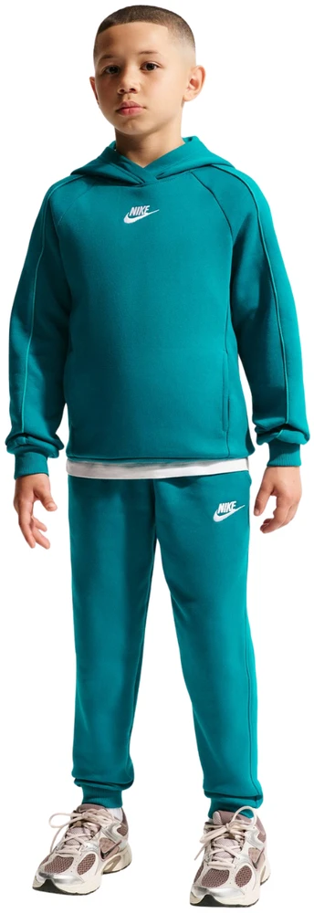 Nike Sportswear Club Fleece vaikiškas sportinis kostiumas, žalias HQ9318 372 (M)