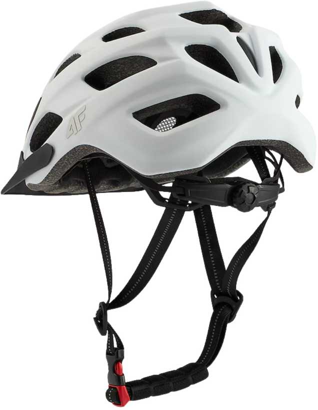 4F DVIRAČIO ŠALMAS UNISEX VYRIŠKAS MOTERIŠKAS L 59-61cm Baltas U135 SS26