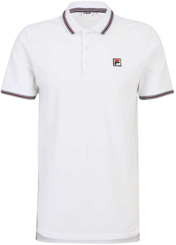 Fila Holdings Vyriški marškinėliai polo Fila Lubbeek balta FAM0898 10001 (XL)