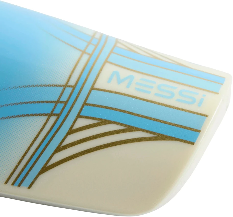Futbolo apsaugos adidas Messi SG EU Club balta ir-mėlyna KV8451 (M)