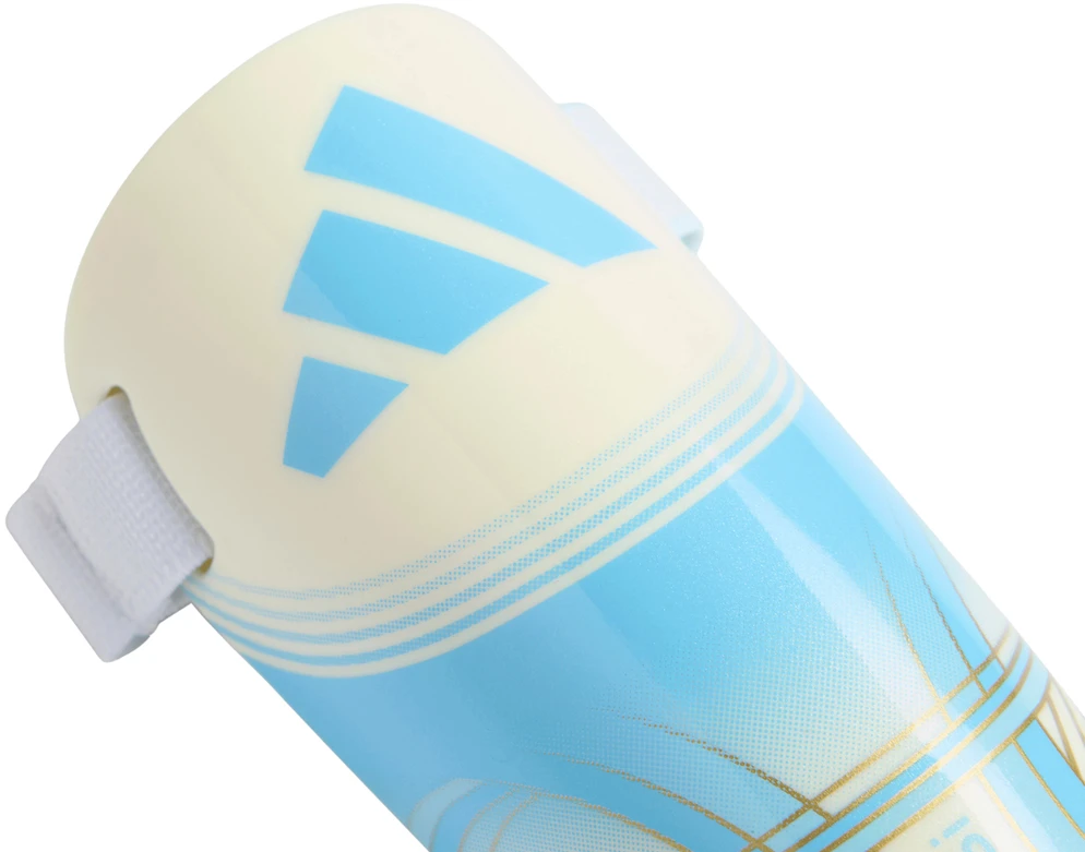 Futbolo apsaugos vaikams adidas Messi Match balta ir-mėlyna KX4137 (S)