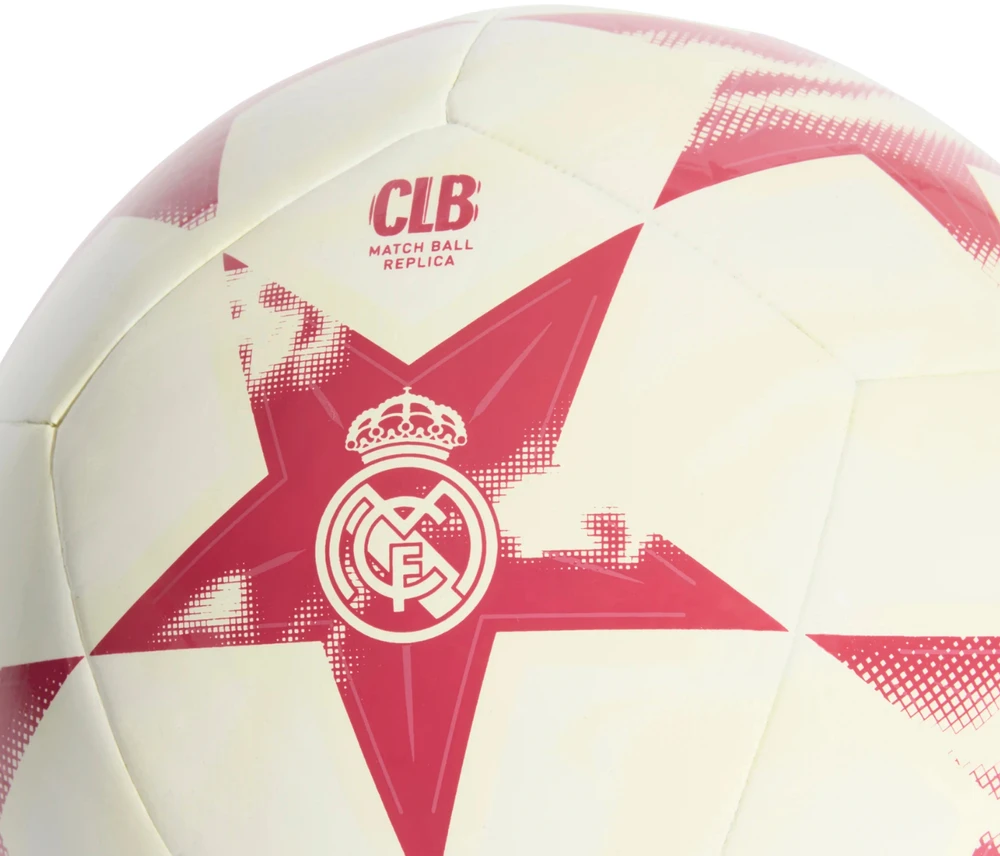 Futbolo kamuolys adidas 26/27 Real Madrid Club balta ir-rožinė KE5109 (4)