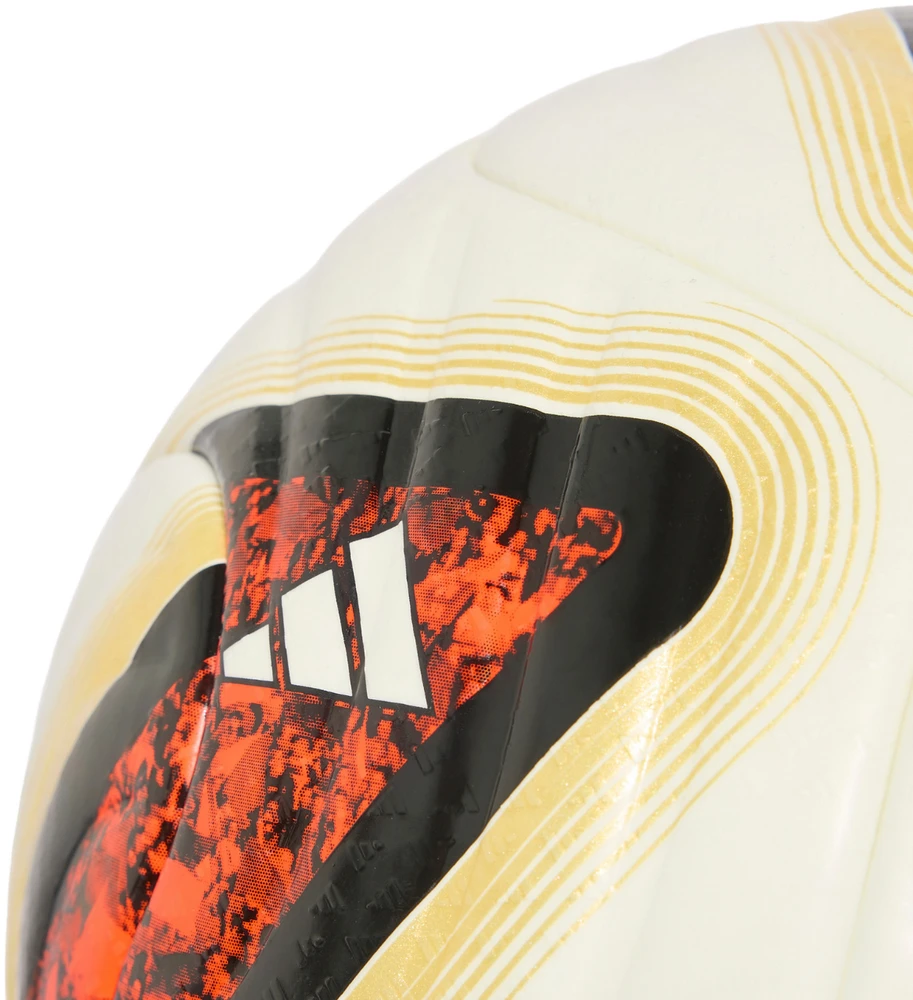 Futbolo kamuolys adidas Bundesliga 26/27 Torfabrik Pro baltas-oranžinis-auksinis KG6037