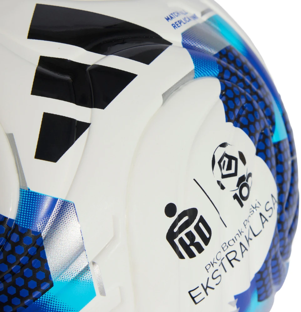 Futbolo kamuolys adidas Ekstraklasa 26/27 Mini, baltas ir mėlynas, KE5150
