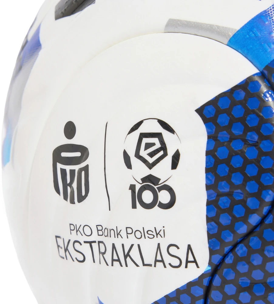 Futbolo kamuolys Adidas Ekstraklasa 26/27 Pro, baltas ir mėlynas KE5151