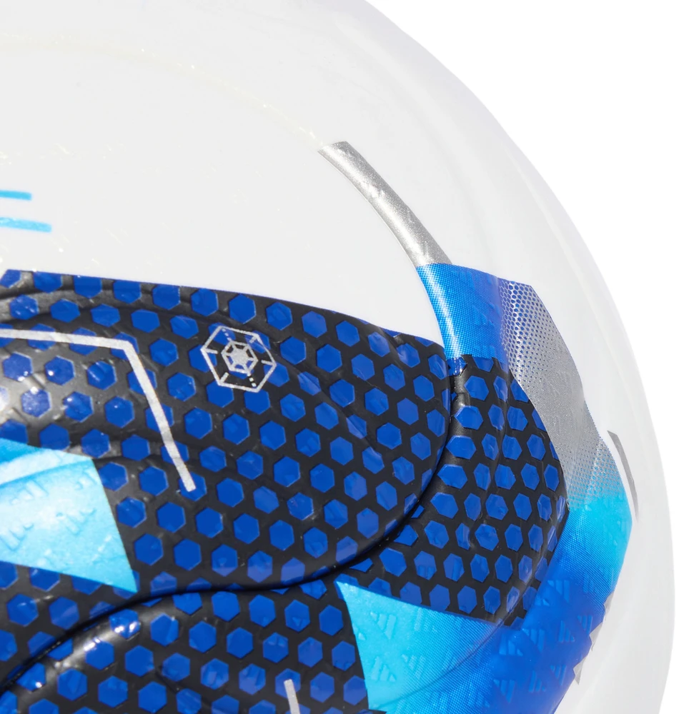 Futbolo kamuolys Adidas Ekstraklasa 26/27 Pro, baltas ir mėlynas KE5151