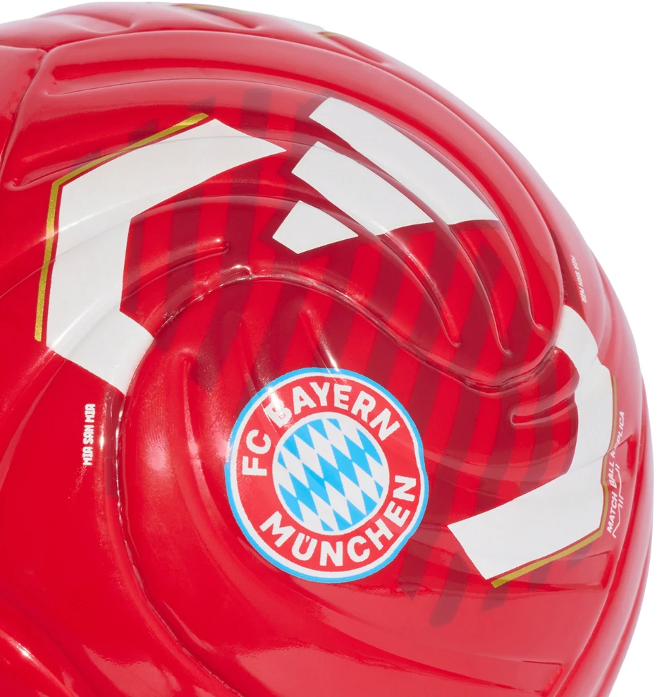 adidas FC Bayern Home Mini raudonas KE5110 futbolo kamuolys