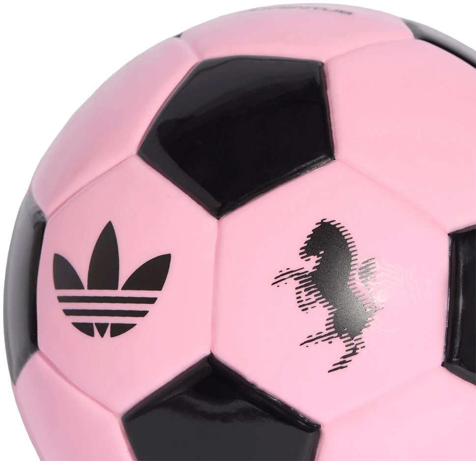 Futbolo kamuolys adidas Juventus Away Mini rožinė-juoda KE5117 (1)