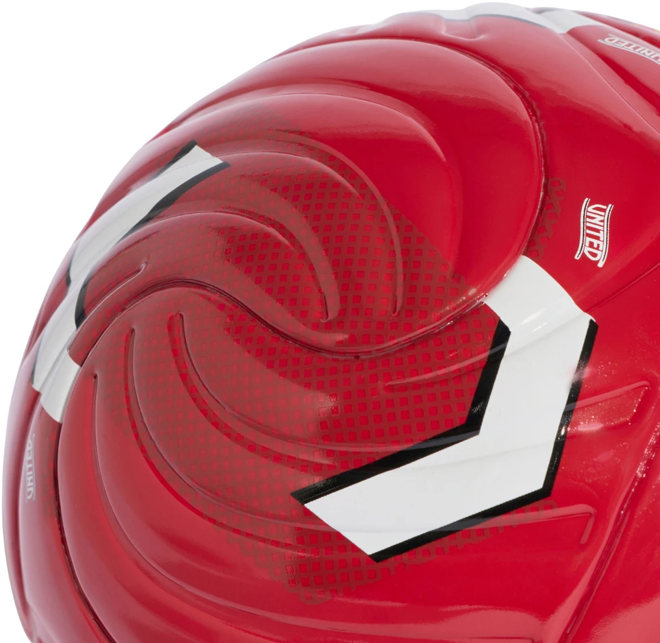 Mini futbolo kamuolys adidas Manchester United Home, raudonas, KE5120
