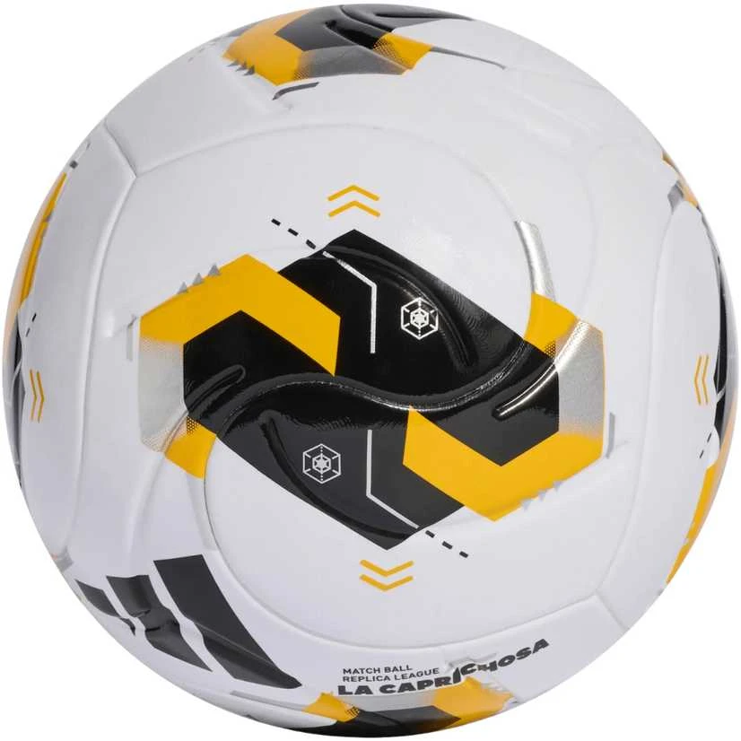 adidas Sakramento Kings Turnyrinis Futbolo Kamuolys Baltos, Juodos ir Geltonos KE8229
