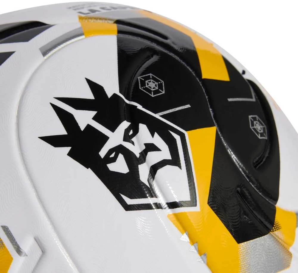 adidas Sakramento Kings Turnyrinis Futbolo Kamuolys Baltos, Juodos ir Geltonos KE8229