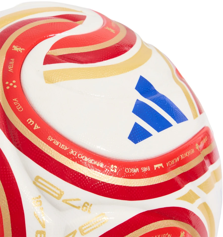Futbolo kamuolys adidas Spain RFEF 26/27 Competition balta ir-raudona-oranžinė KE5081 (5)