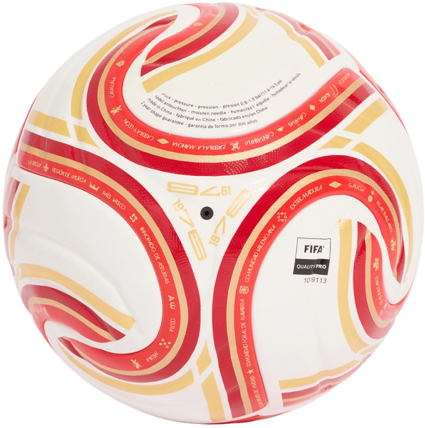 Futbolo kamuolys adidas Spain RFEF 26/27 Competition balta ir-raudona-oranžinė KE5081 (5)