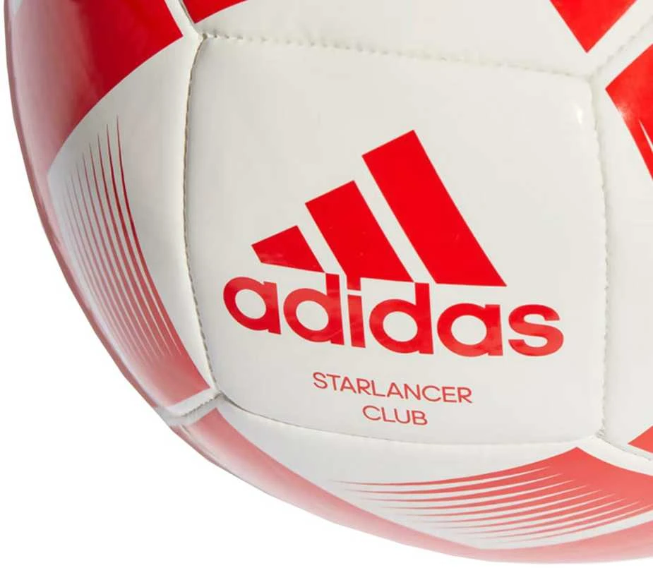 Futbolo kamuolys adidas Starlancer Club Ball balta ir-raudona IA0974 (3)