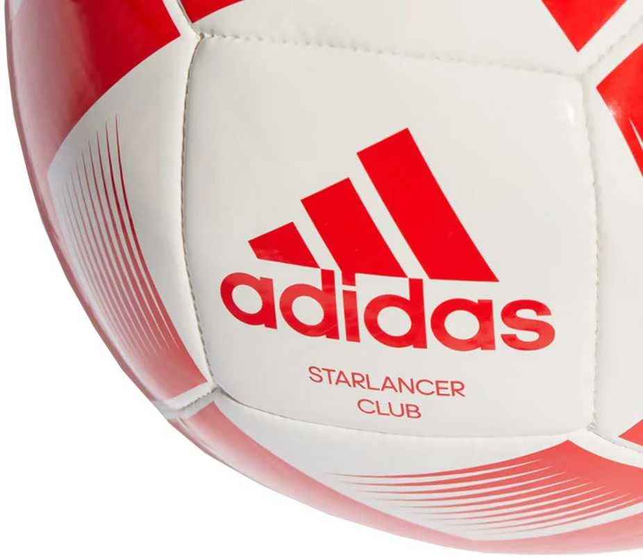 Futbolo kamuolys adidas Starlancer Club Ball balta ir-raudona IA0974 (3)