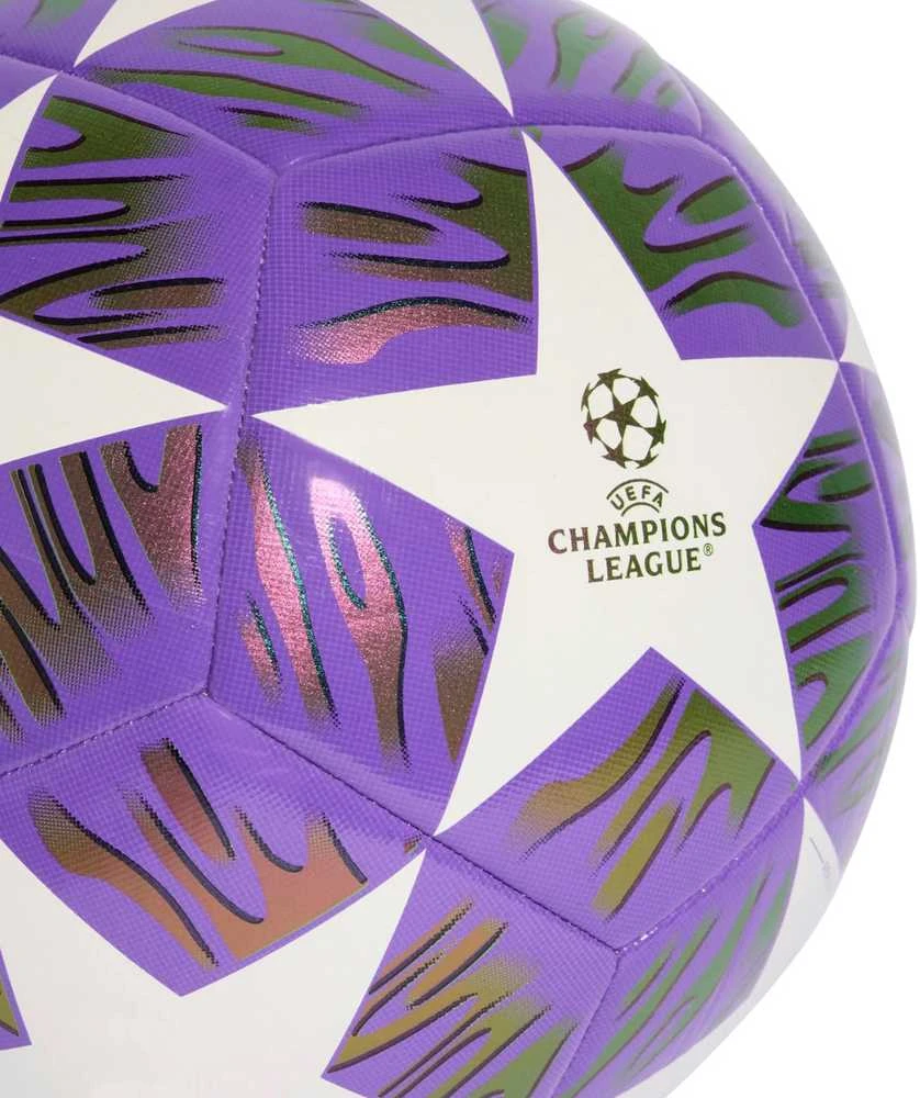 Futbolo kamuolys adidas UCL 25/26 Final Training violetinė-balta JX9089 (4)