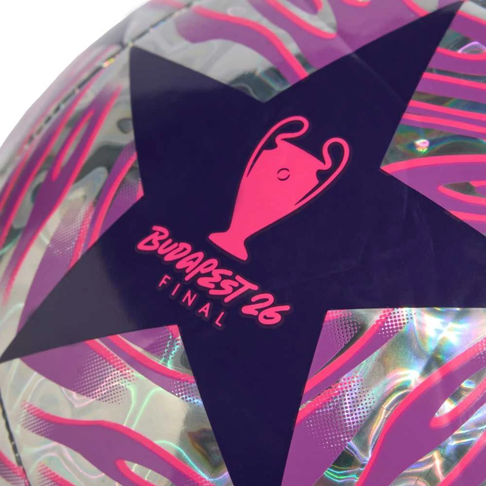 Futbolo kamuolys adidas UCL 25/26 Final Training Foil violetinė JX9104 (4)