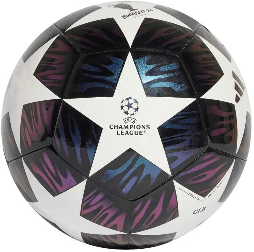 Futbolo kamuolys adidas UCL 25/26 Final Club juoda-violetinė-balta JX9091 (3)