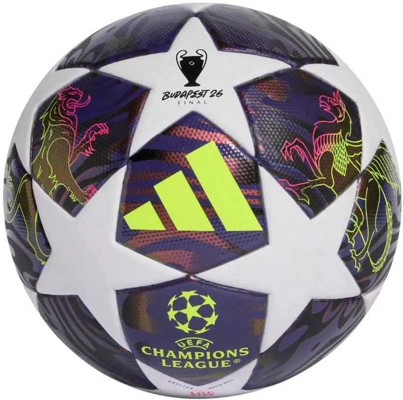 adidas UCL 25/26 Final League J290 Purpurinis ir Baltas Futbolo Kamuolys JX9097