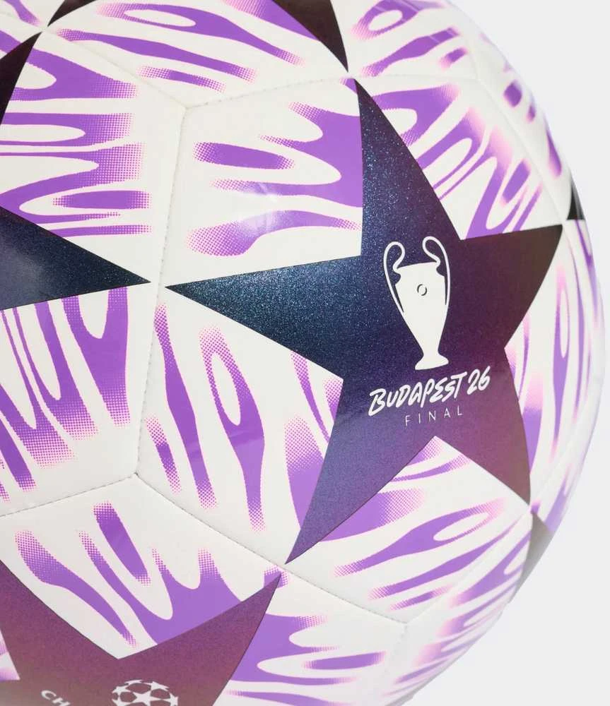 Futbolo kamuolys adidas UCL 25/26 Final Club balta ir-violetinė JX9093 (3)