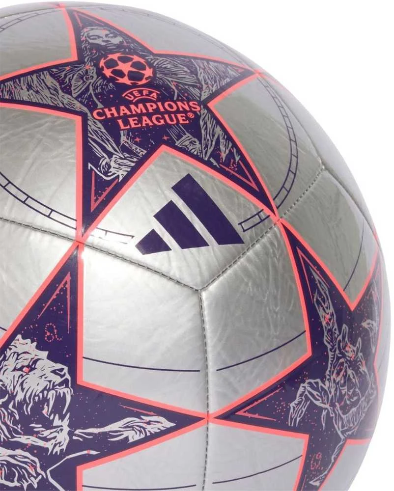 Futbolo kamuolys adidas UCL Club 25/26 League Stage sidabrinė JP1539 (4)