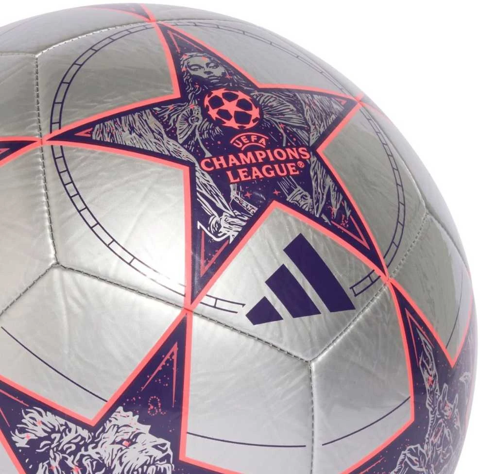 Futbolo kamuolys adidas UCL Club 25/26 League Stage sidabrinė JP1539 (4)