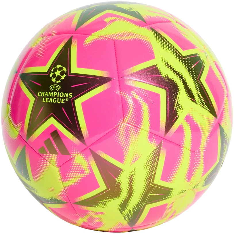 Futbolo kamuolys adidas UCL Club 26/27 League Stage rožinė-geltona KE9760 (5)