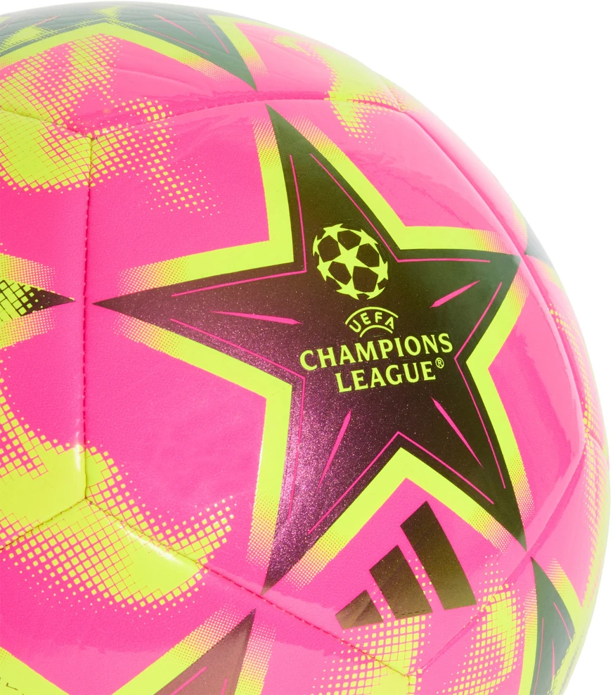Futbolo kamuolys adidas UCL Club 26/27 League Stage rožinė-geltona KE9760 (5)