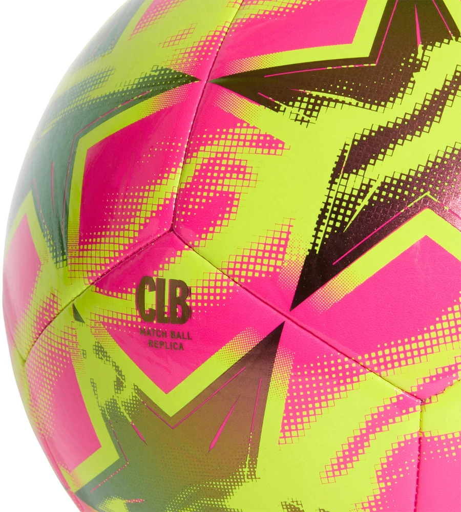 Futbolo kamuolys adidas UCL Club 26/27 League Stage rožinė-geltona KE9760 (5)