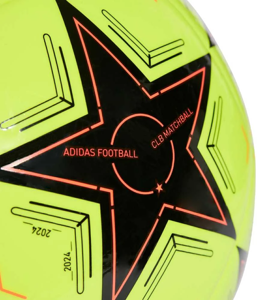 Adidas UCL Club 24/25 futbolo kamuolys dydis 4 - Geltona