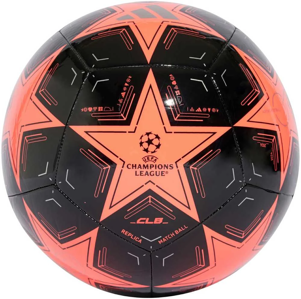 Futbolo kamuolys adidas UCL Club juoda-oranžinė IX4064 (3)