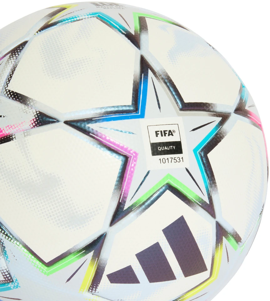 Futbolo kamuolys adidas UCL League 26/27 League Stage Box balta ir-mėlyna-rožinė-žalia KE9771 (5)