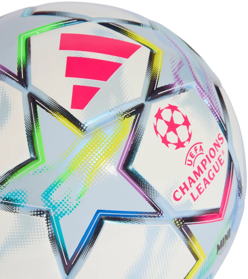 Futbolo kamuolys adidas UCL Mini 26/27 League Stage balta ir-melsva KE9770 (1)