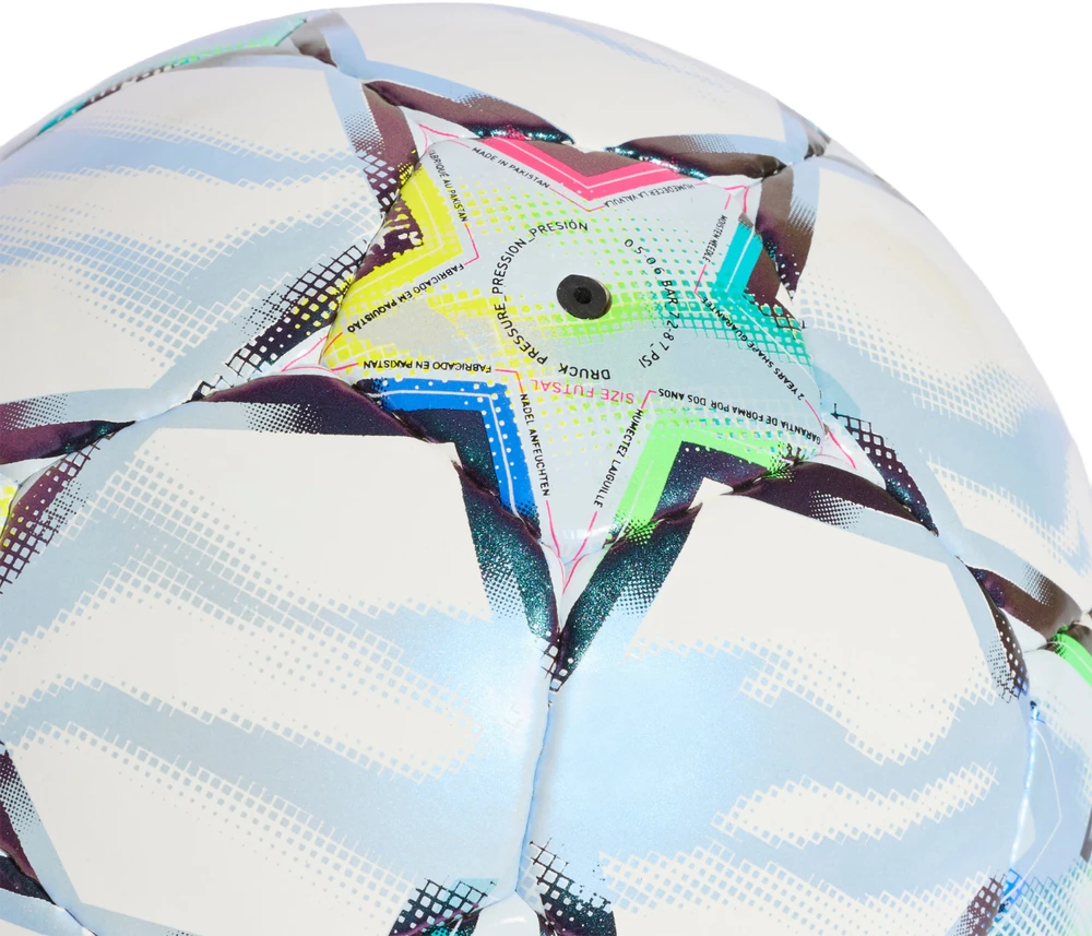 Futbolo kamuolys adidas UCL Pro Sala 26/27 League Stage balta ir-melsva / kolorowa KE9772 (FUTS)