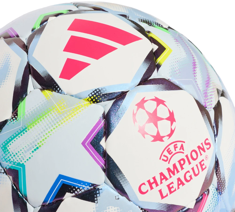 Futbolo kamuolys adidas UCL Pro Sala 26/27 League Stage balta ir-melsva / kolorowa KE9772 (FUTS)
