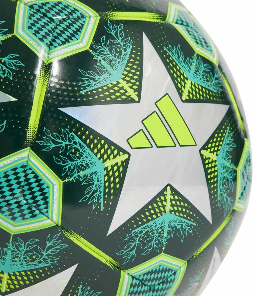 Adidas Futbolo kamuolys adidas UCL Training 24/25 Knockout Stages Foil zielono-sidabrinė JH1280 4