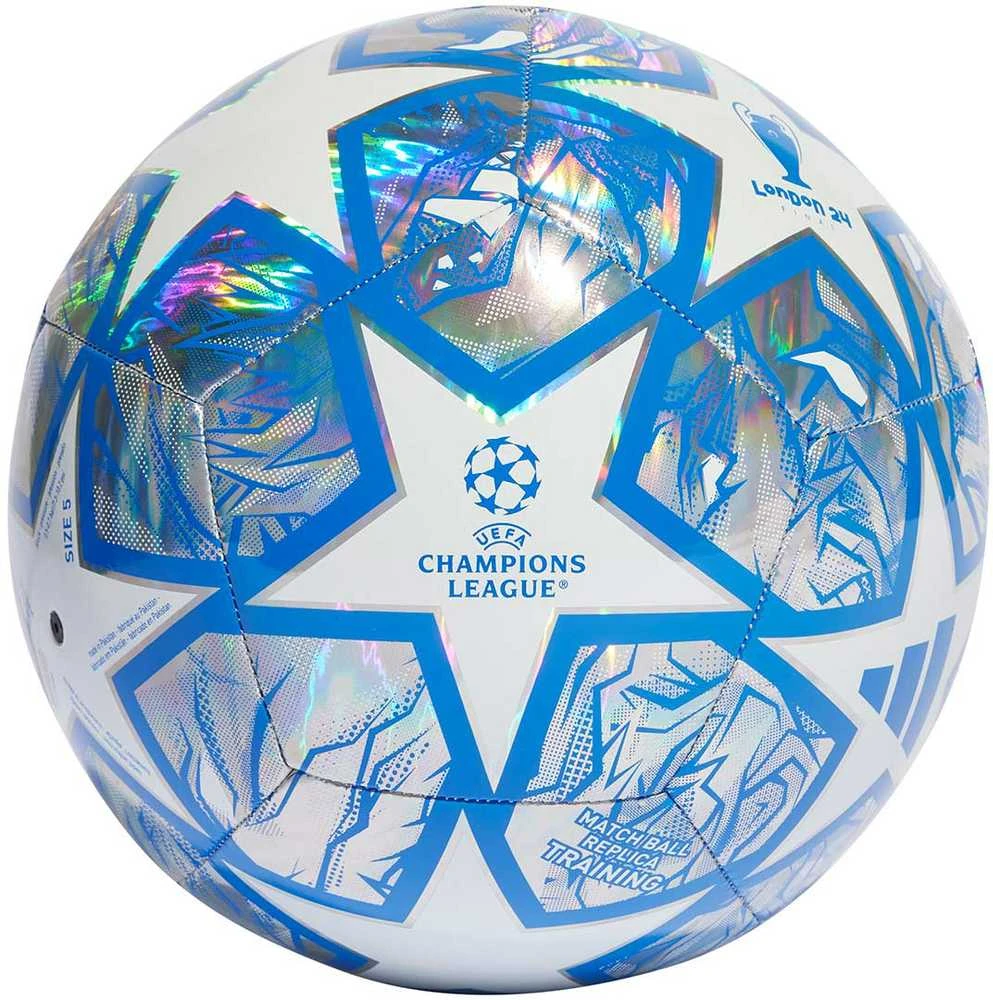 Futbolo kamuolys adidas UCL Training balta ir-sidabrinė IN9326 (5)