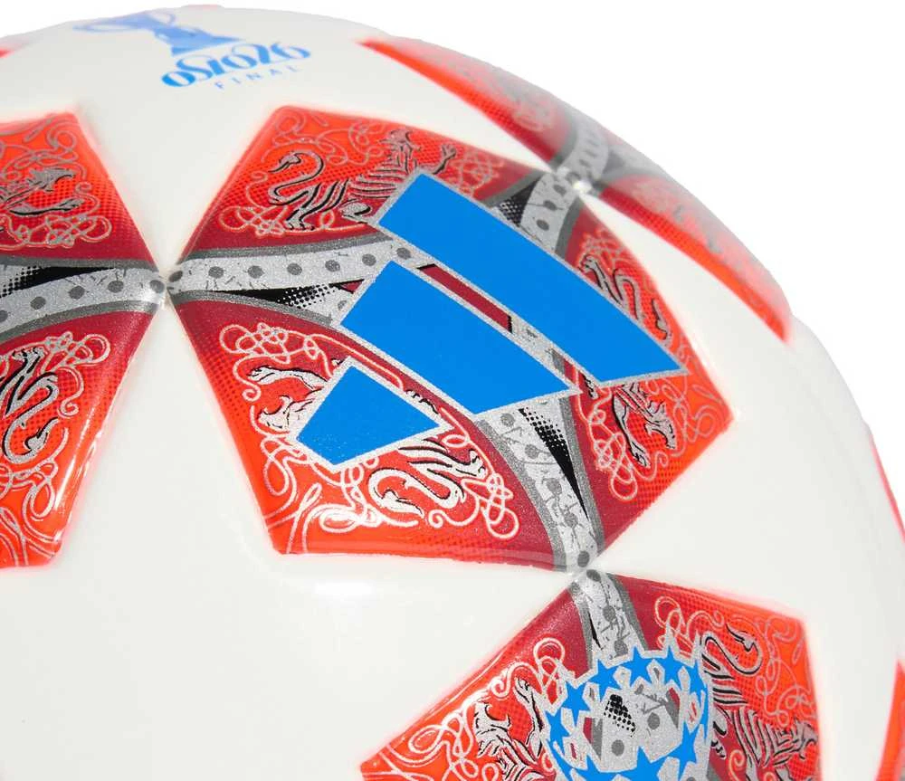adidas UCL 25/26 moterų finalo mini futbolo kamuolys, raudonos ir baltos spalvos, JW1327