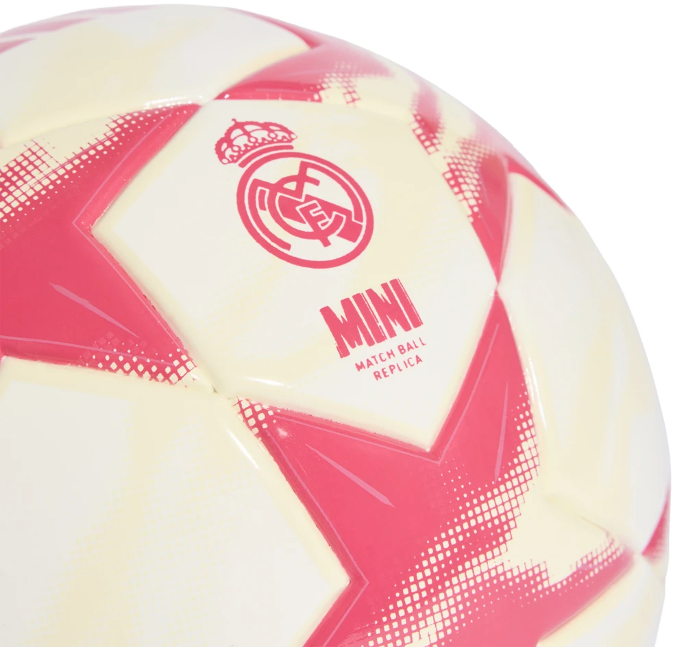 Futbolo kamuolys adidas UEFA Champions League 26/27 Real Madrid Mini balta ir-rožinė KE5107 (1)