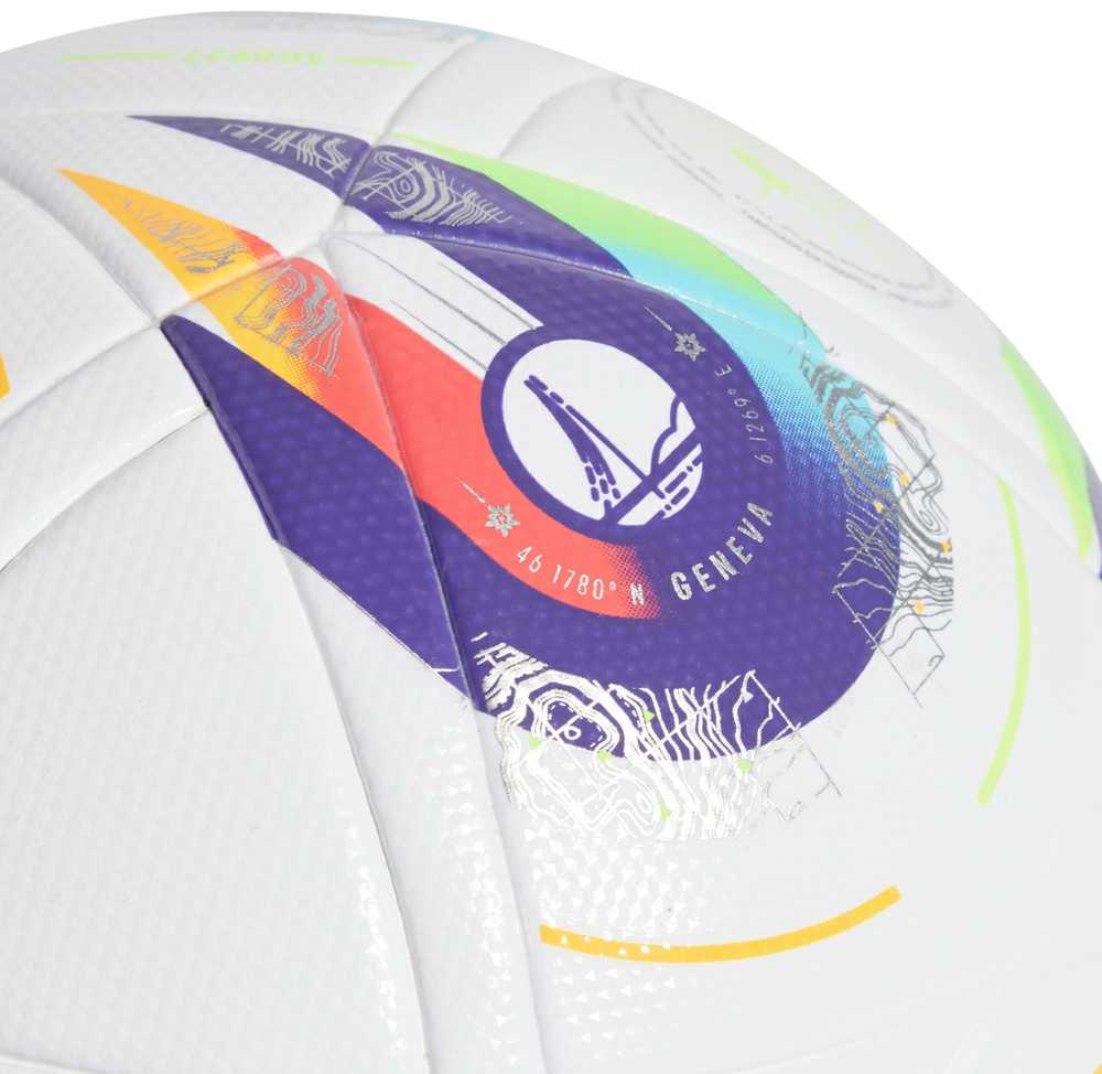 Adidas moterų EURO 2025 League futbolo kamuolys dydis 5 - Balta