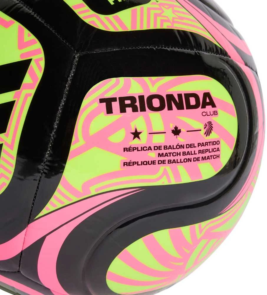 adidas World Cup 26 Trionda klubinis futbolo kamuolys Juodos, Rožinės ir Žalios JD8053