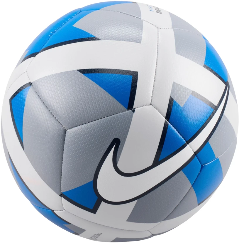 Futbolo kamuolys Nike Maestro Futsal balta ir-szaro-mėlyna HV5100 464 (PRO)