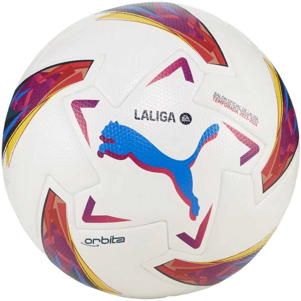 Puma Orbita Laliga 1 084106-01 kamuolys, aukščiausios klasės modelis, rungtynių sertifikatas