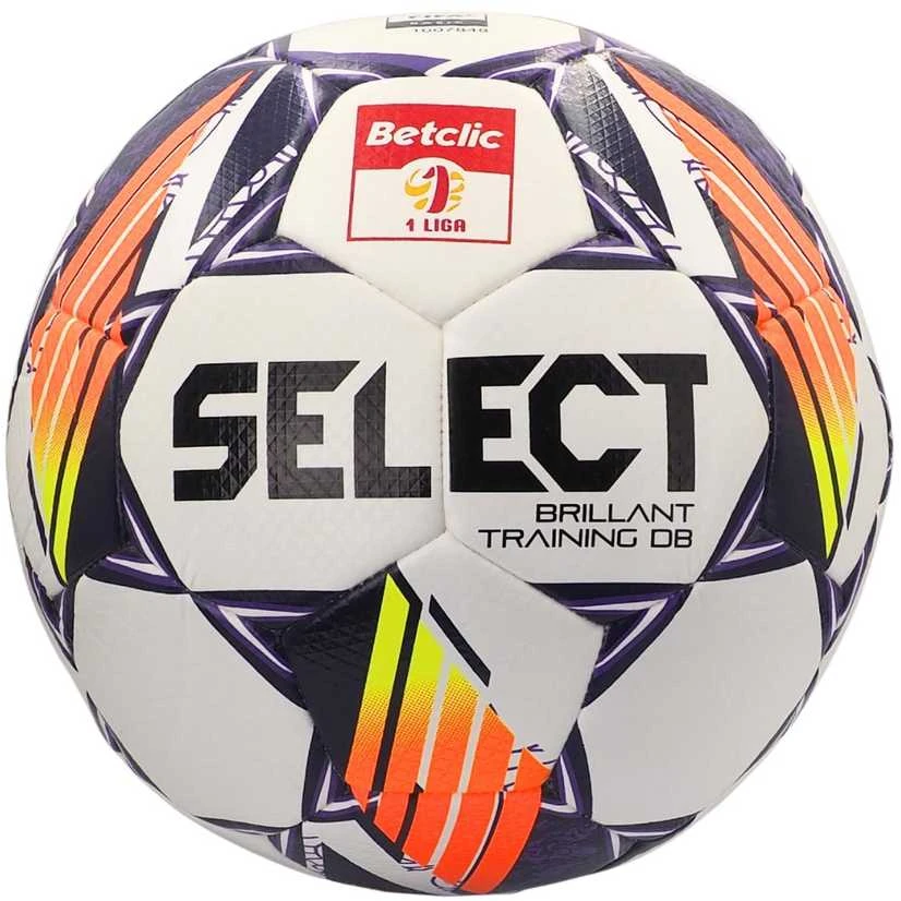 Futbolo kamuolys Select Brillant Training DB Betclic 1 Liga v24 balta ir-oranžinė-violetinė 18763 (5)