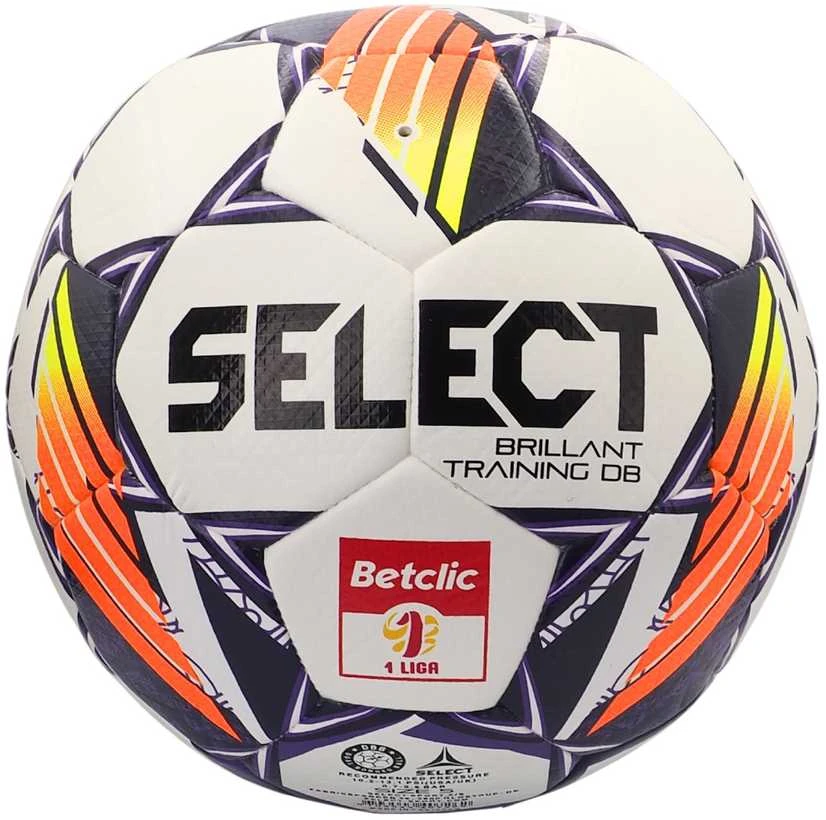 Futbolo kamuolys Select Brillant Training DB v24 Betclic 1 Liga dydis 5 - Baltas